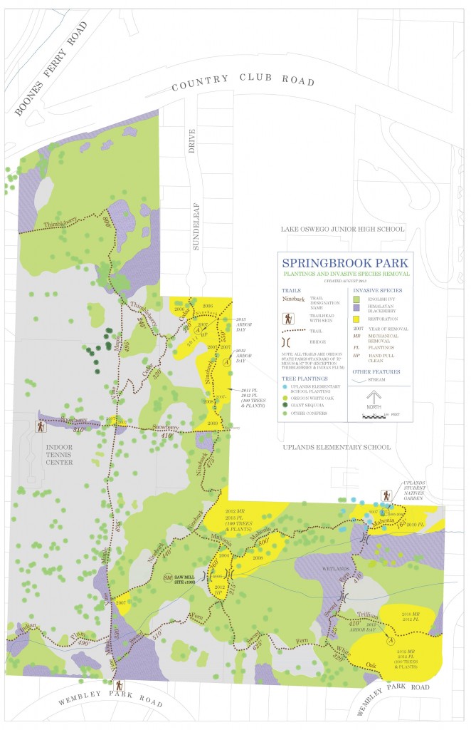 Trail Map | Friends of Springbrook Park